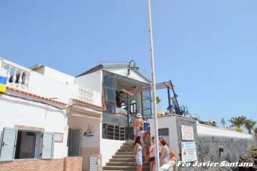 Misa y procesión terrestre-marítima de la playa de Ojos de Garza (Foto TA)